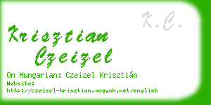 krisztian czeizel business card